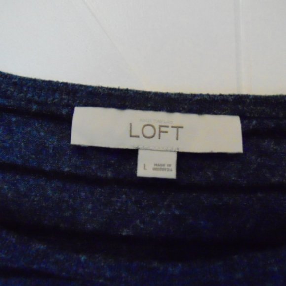 Ann Taylor LOFT Long Sleeve Striped Tunic Top - Picture 6 of 6